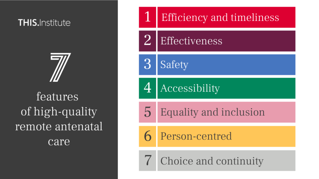 7 features of high quality remote antenatal care