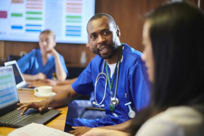 hospital staff meeting
