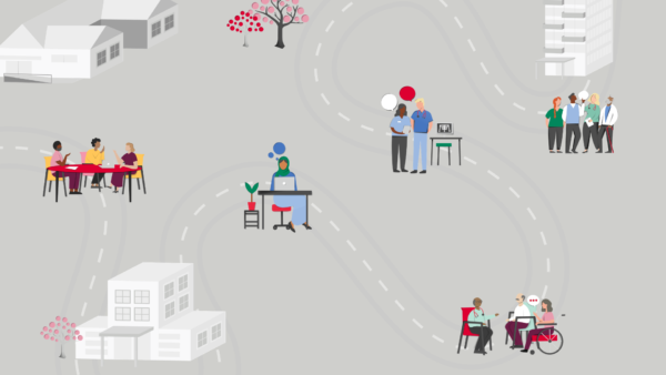 Interactive digital roadmap for Putting people at the heart of our work